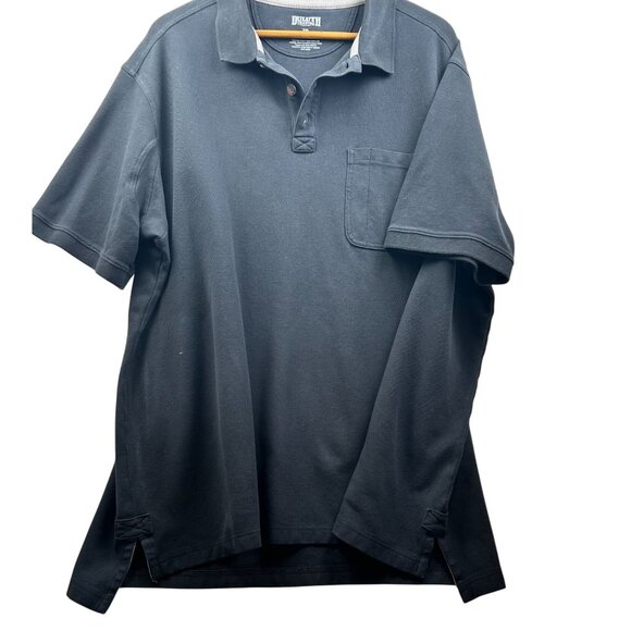 Duluth Trading Co. Men's Black Casual Longtail Polo Shirt Plus Size XXL - Picture 4 of 8